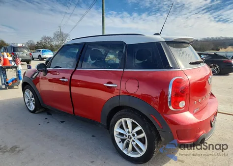 2014 Mini Cooper S Countryman z USA, uszkodzony, nr VIN WMWZC3C58EWT00670